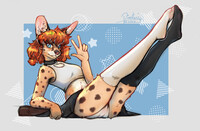 Showing off in black and white~