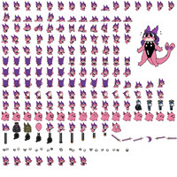 Nora Spelunker Spritesheet