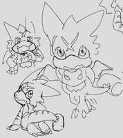 gumdramon doodles