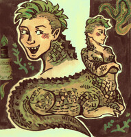Crocodile girl