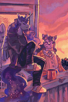 Resting at the balcony