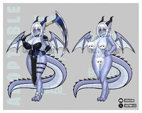 Adoptable 67 | Gray Dragon