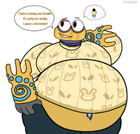 Wubbox in a his Sweet Sweater