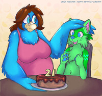 [Commission] Cake Day Cheer