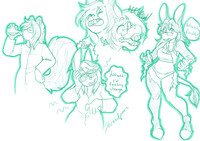 Minty´s turning donkey! Sketchpage