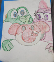 Yoshi, Birdo, and the Elephant Fruit