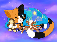 cuddly calico :3c