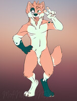 Playful Canine Pose