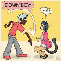 A well trained... cat?