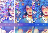 Rendering samples commission info (YCH and other)