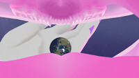 Giantess Dragoness eating a planet