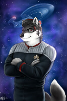 Captain Jak Greymoon 2370's (by MoodyFerret)
