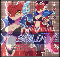 [ADOPTABLE] / Kobold Blazing Warrior [SOLD]
