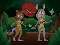 Jungle Girls (Fake screen-cap commission)
