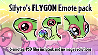Flygon Emote Pack