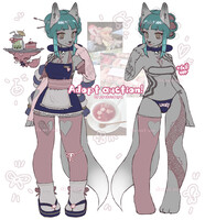 {sold} waitress foxy furry adopt auction