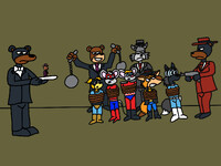 In the clutches of Mr. Huge