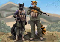 Airsofting Together