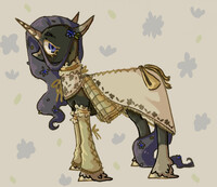 MLP slight outfit redesign of Chicory aka a lil doodle :3