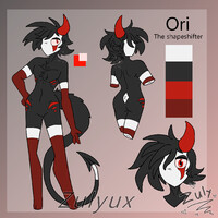 Ori the shapeshifter ref sheet