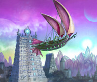 Skyskiff at False Dawn