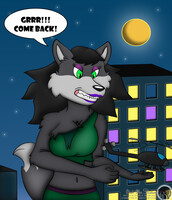 Amanda in the city [Art Trade]