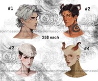 adoptable batch bust set price 3 [open]