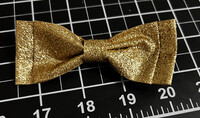 Handmade - Glitter Gold Hair Bow