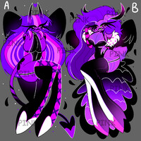 Helluva Boss succubus adoptables (2/2 CLOSED)