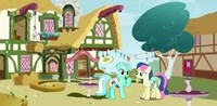 Lyra Heartstrings n Bon Bon's Cutiemark swap diaper version