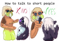 How to talk to short people