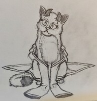 Someguy Sketches 055 - Alyssa the Cat