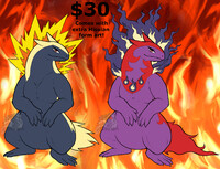 (OPEN) Inverse Typhlosion Adopt