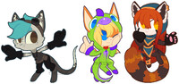 [C] Mini Chibis Trashy, Stela, Alice
