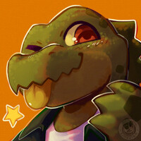 croccy blep! 🐊🧡