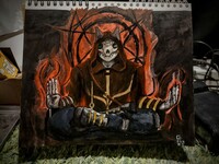Ritual - Acrylic paints