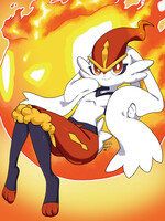 Cinderace Gigamax Fanart