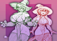 Millie and Khaledra halloween bonanza sketch