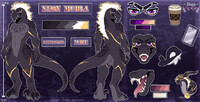 Full reference sheet, megaraptor!