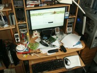 My (untidy) working space ^^
