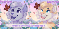 feline butterfly garden base