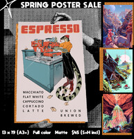 SPRING POSTER SALE - Now open!