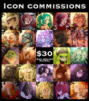 [C] Icon commission | $30 | CLOSED