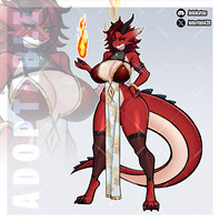 ADOPTABLE 87 | Fire Kobold