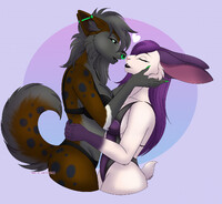 Silk Kisses Couple YCH Commission for Warhound