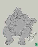 Clumsy.В came to the gym!