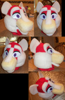 Snow Leopard Head Base