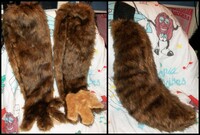 Brown & Tan Paw/Tail Set