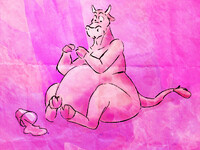 Look who drank the bunny milk?