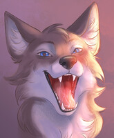 Sketchy Canine Headshot